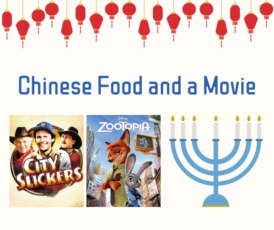 Sunday, December 25 at 5 PM
Come join us for this 'sacred tradition' of Chinese food and a movie. There will be both a children's movie and an adult movie available.